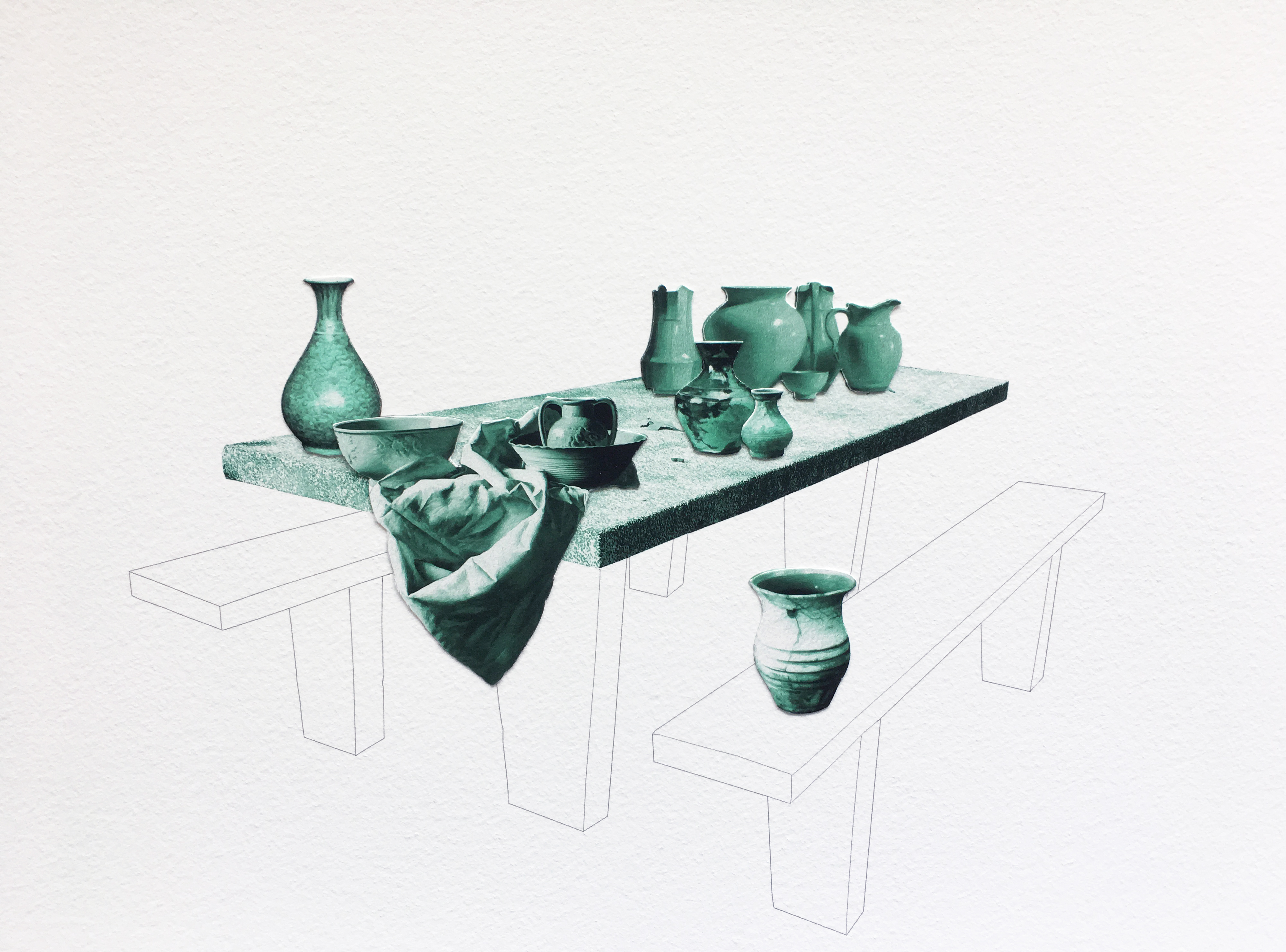 Picnic Table #Vases - 2017 (SOLD)