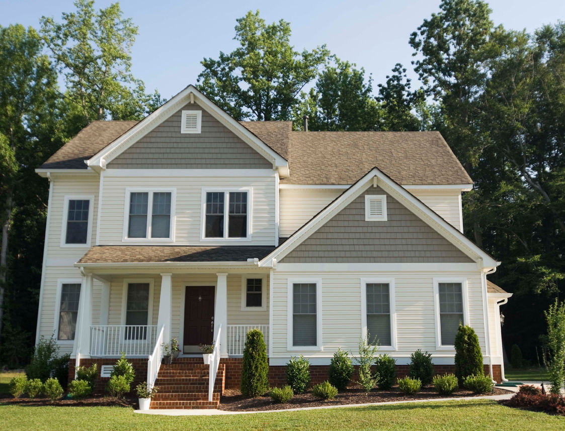 front of urban house 