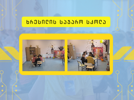 ხრესილის საჯარო სკოლამ ტვინების ბრძოლის შემოდგომის სეზონის შიდა სასკოლო ტურს უმასპინძლ