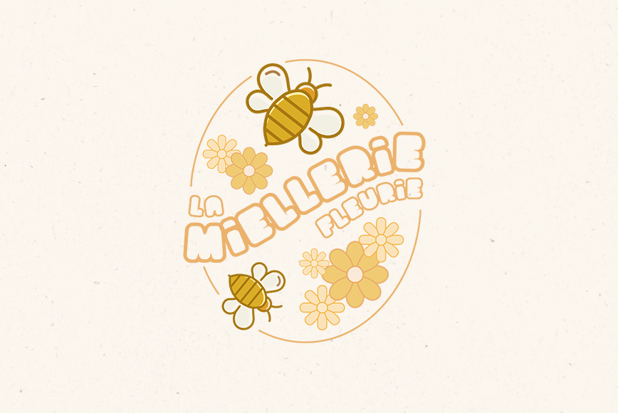 Logo 2 "La miellerie fleurie"