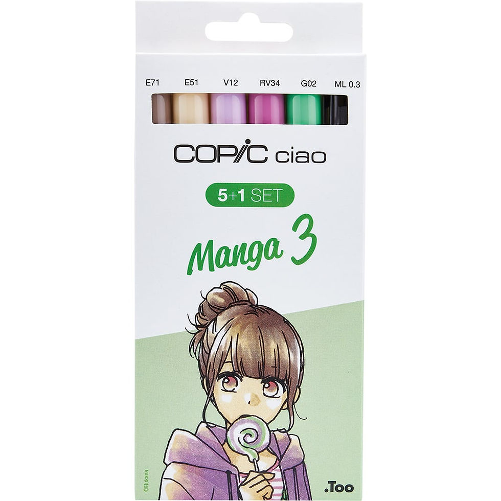 Miniatyrbilde: Copic Ciao Manga 5+1