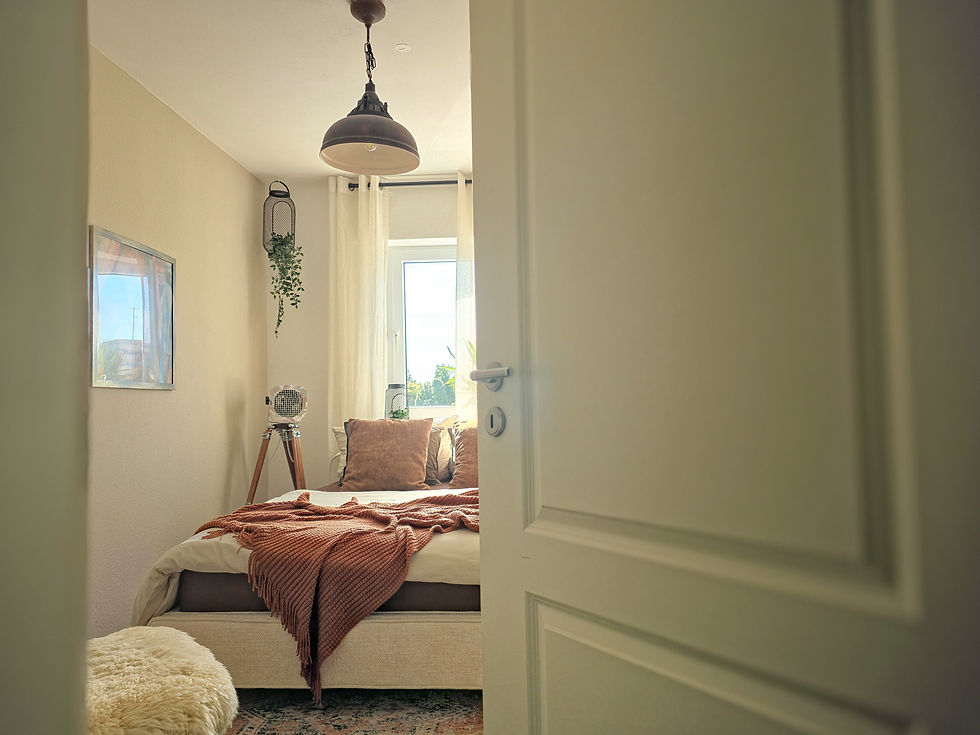 2.tes Schlafzimmer, 140x200cm Bett