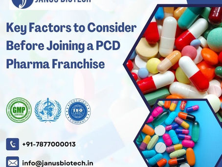 Key Factors to Consider Before Joining a PCD Pharma Franchise