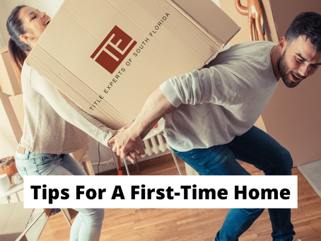 Tips for first time homeowners