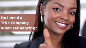 Do I need a title company to refinance my home?