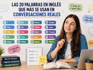 Las 20 Palabras en Inglés que Más se Usan en Conversaciones Reales