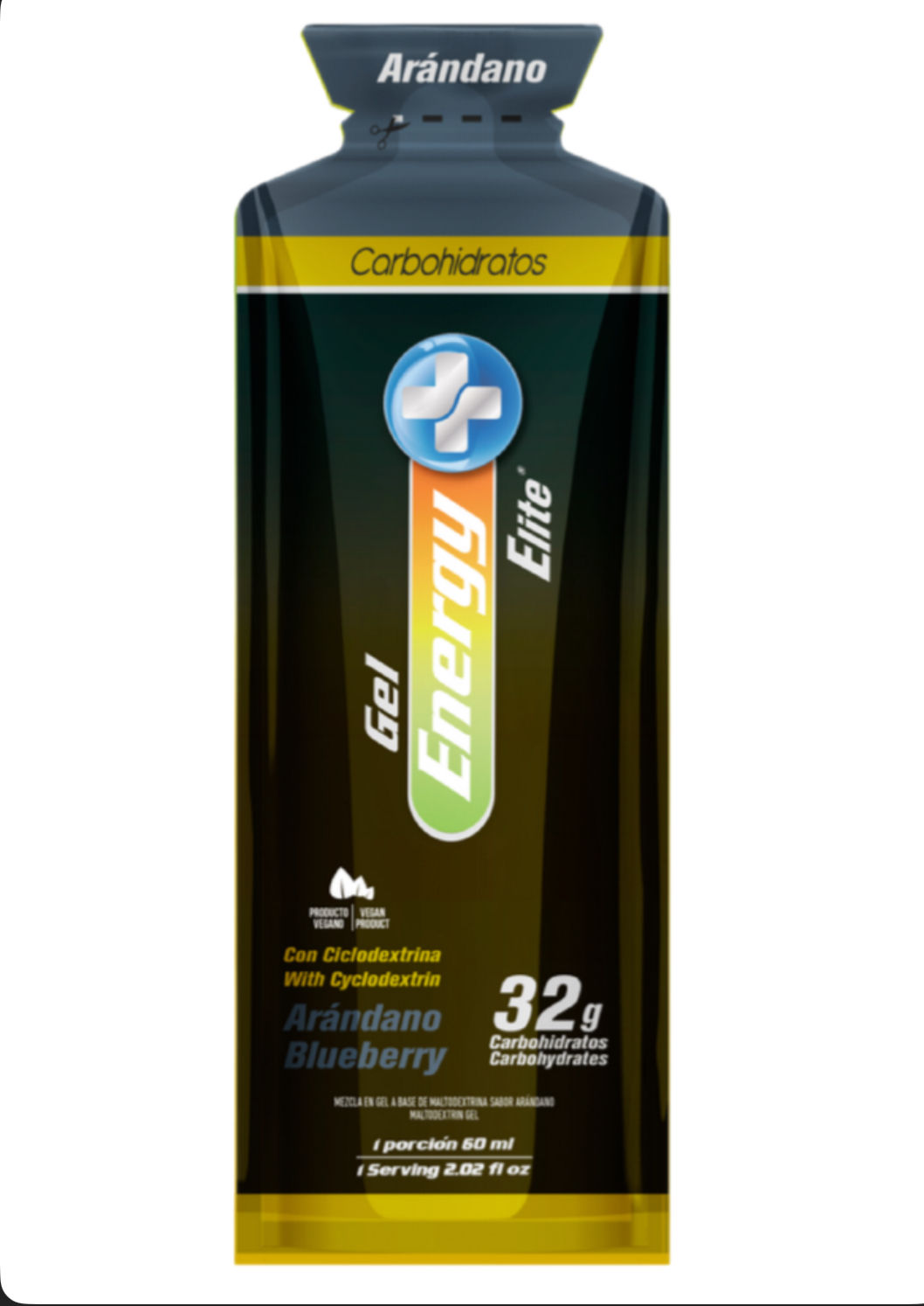 Gel energy elite 32 g carbohidratos 