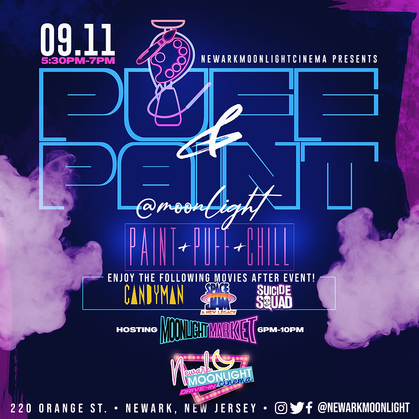 Moonlight Puff & Paint (hookah style)