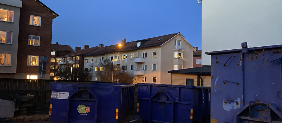 Nu är rivningen i full gång!