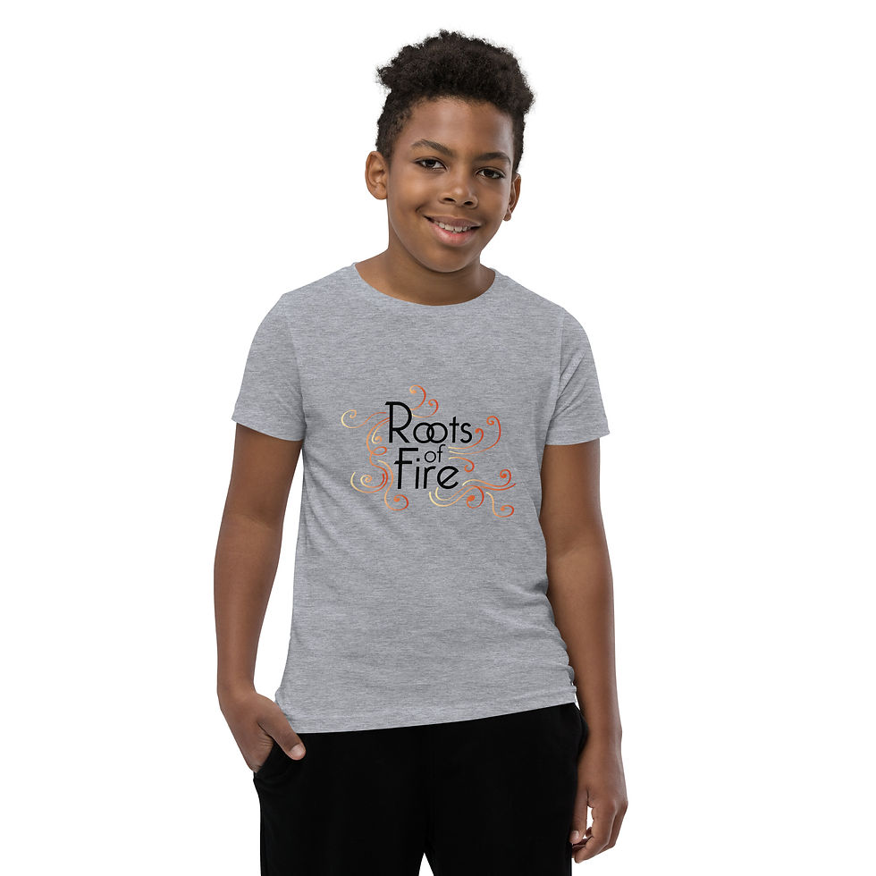 Thumbnail: Roots of Fire: Youth Short Sleeve T-Shirt