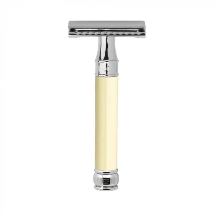 Edwin Jagger DE87 Imitation Ivory DE Safety Razor (Closed Comb)