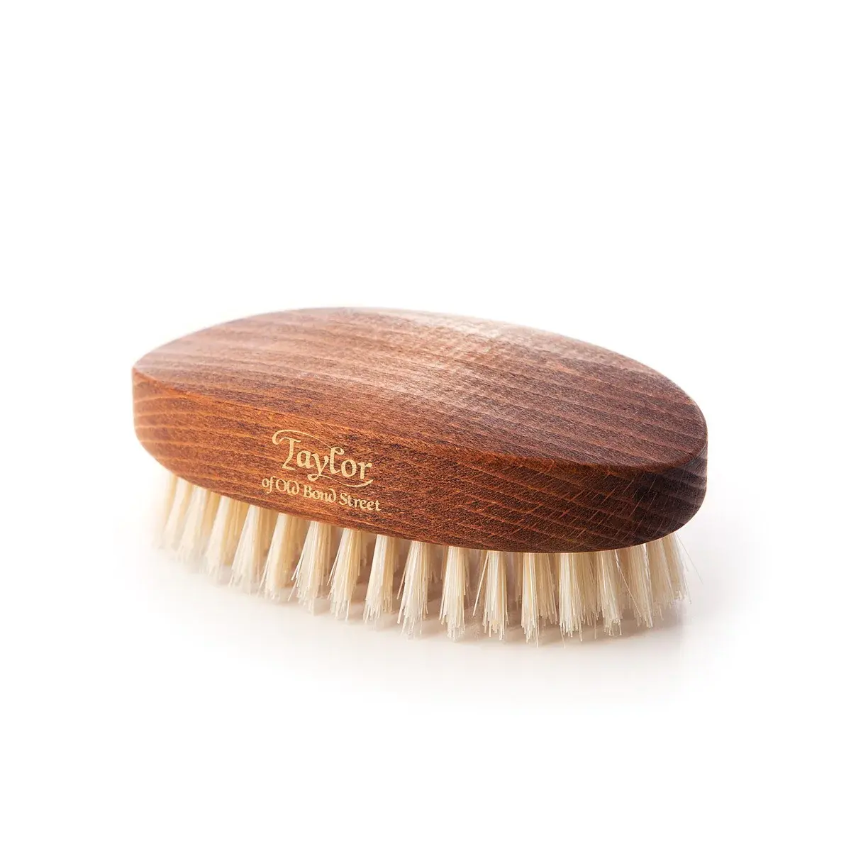 Light Wood Military Beard brush