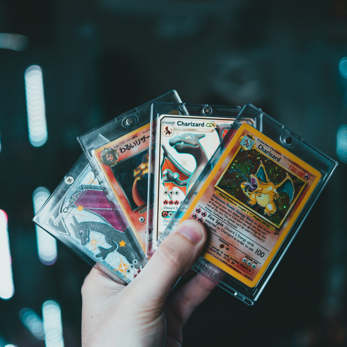 High-grade Pokémon trading cards