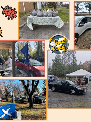 154 Families fed at AFA Food Pantries in November