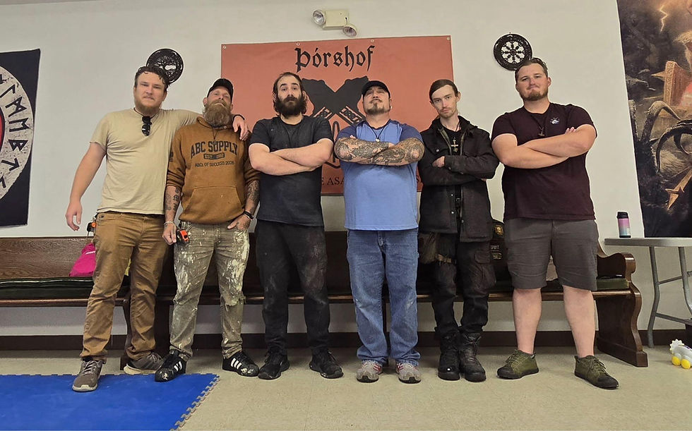 Þórshof Work Day. Linden, North Carolina.