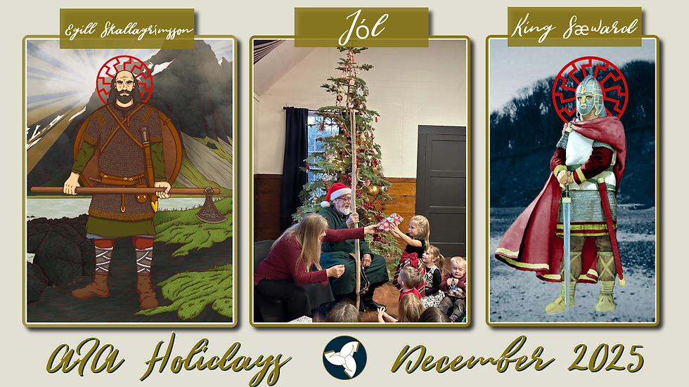 Ásatrú Holidays - December 2025