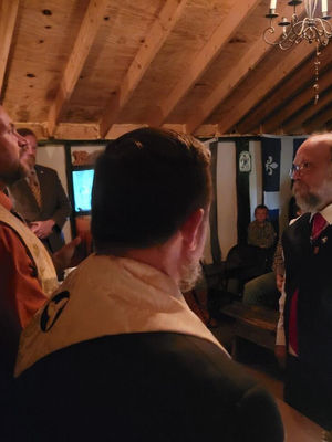 Ronald Boardman takes his Folkbuilder Oath at Winter Nights XIII