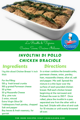 Involtini di Pollo