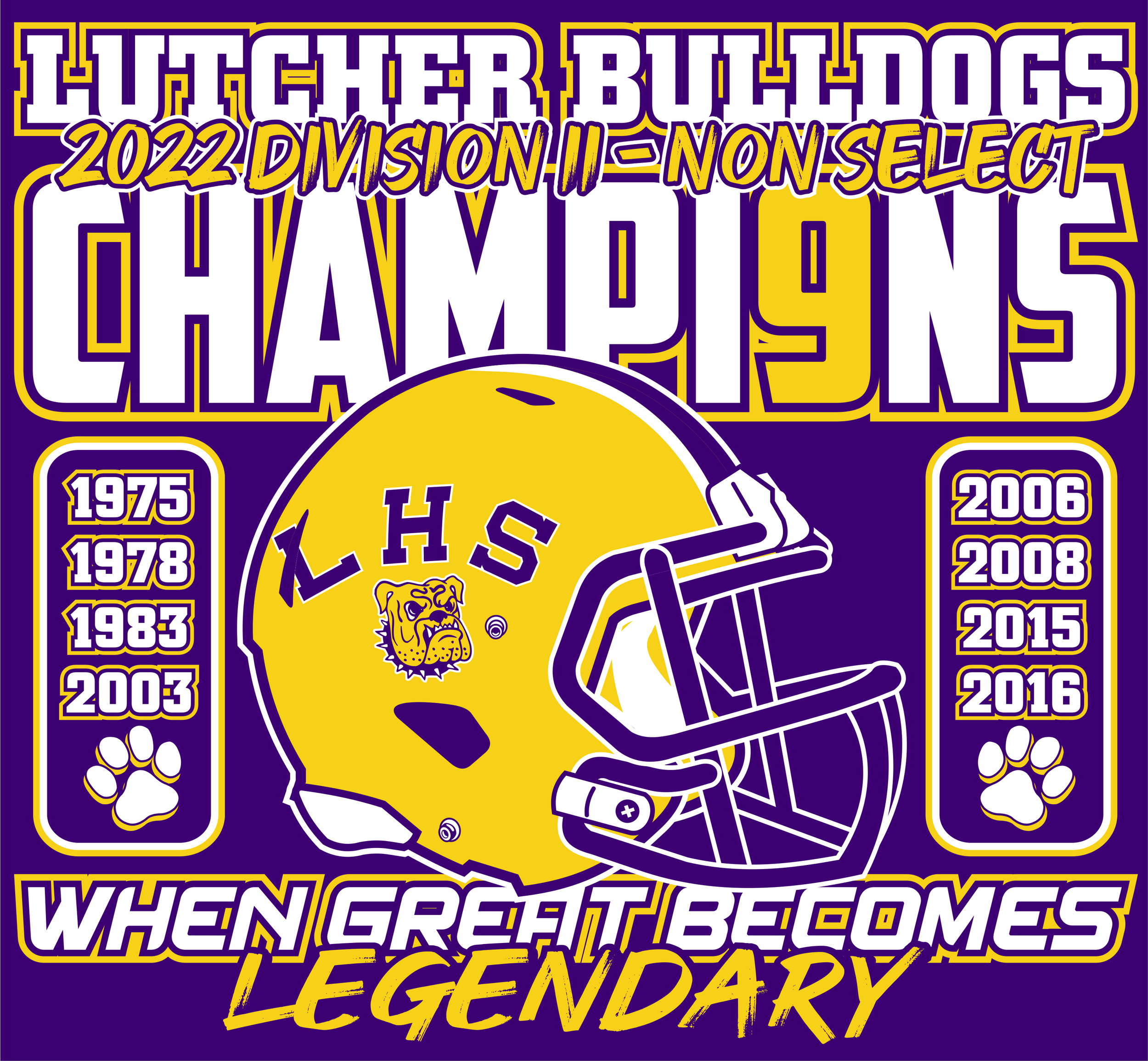 Lutcher Football 2022 State Champs MNM Services LLC