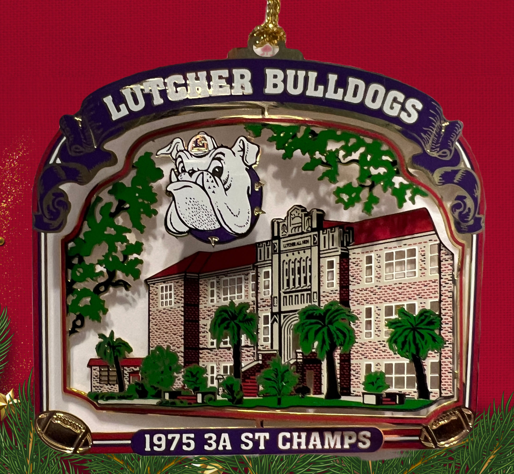 1975 State Championship Ornament