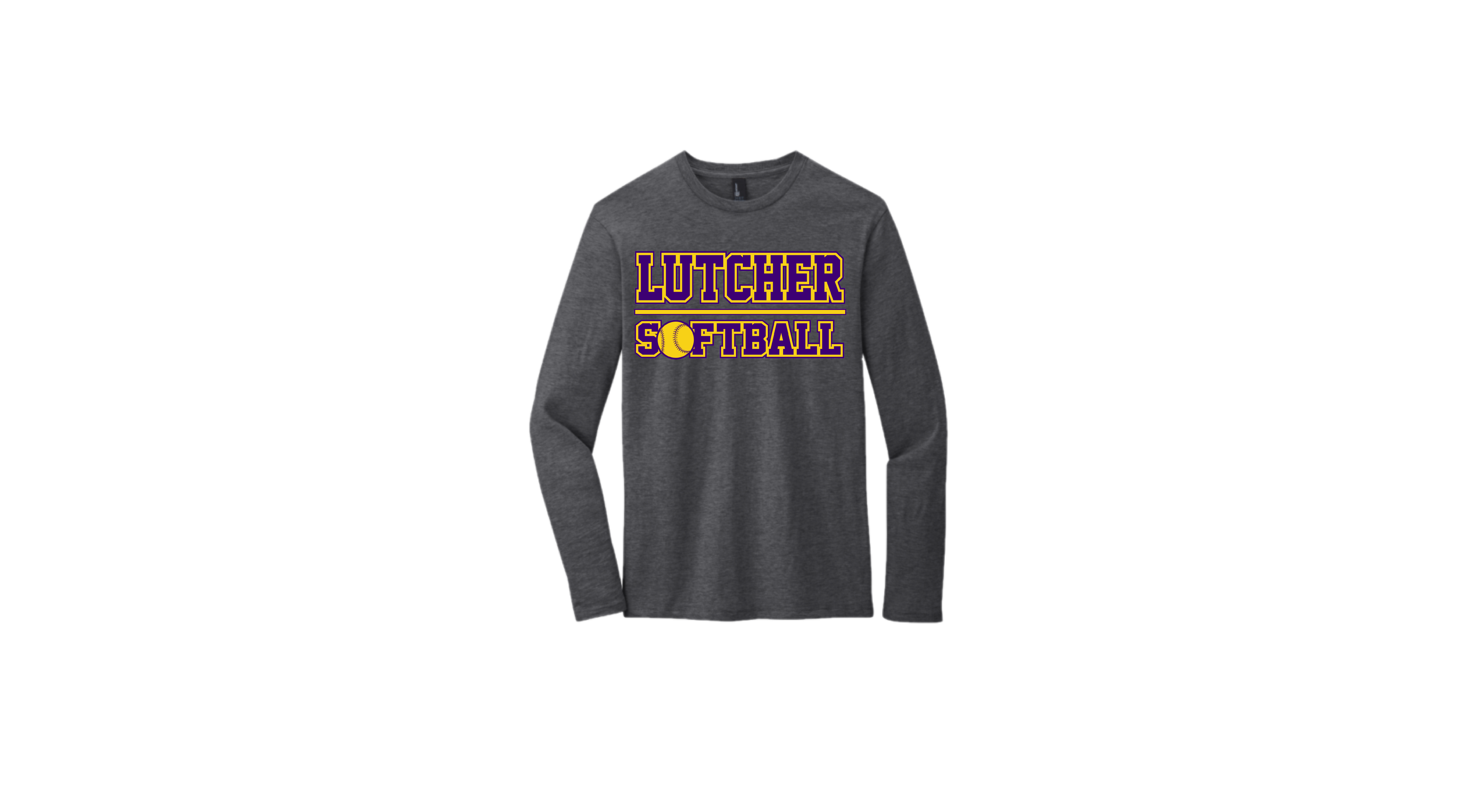"Lutcher Softball" Long Sleeve Cotton Tee