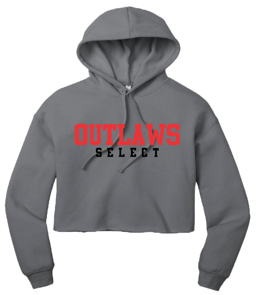 Thumbnail: OSSL Outlaws Select Women's Sponge Fleece Cropped Hoodie