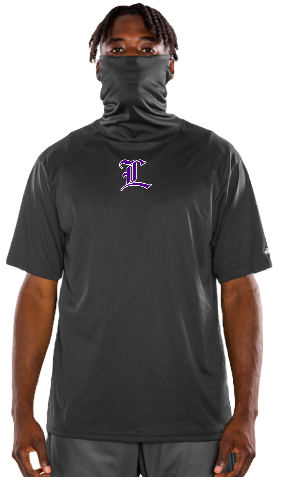 LHS SS Mask Tee w/ L