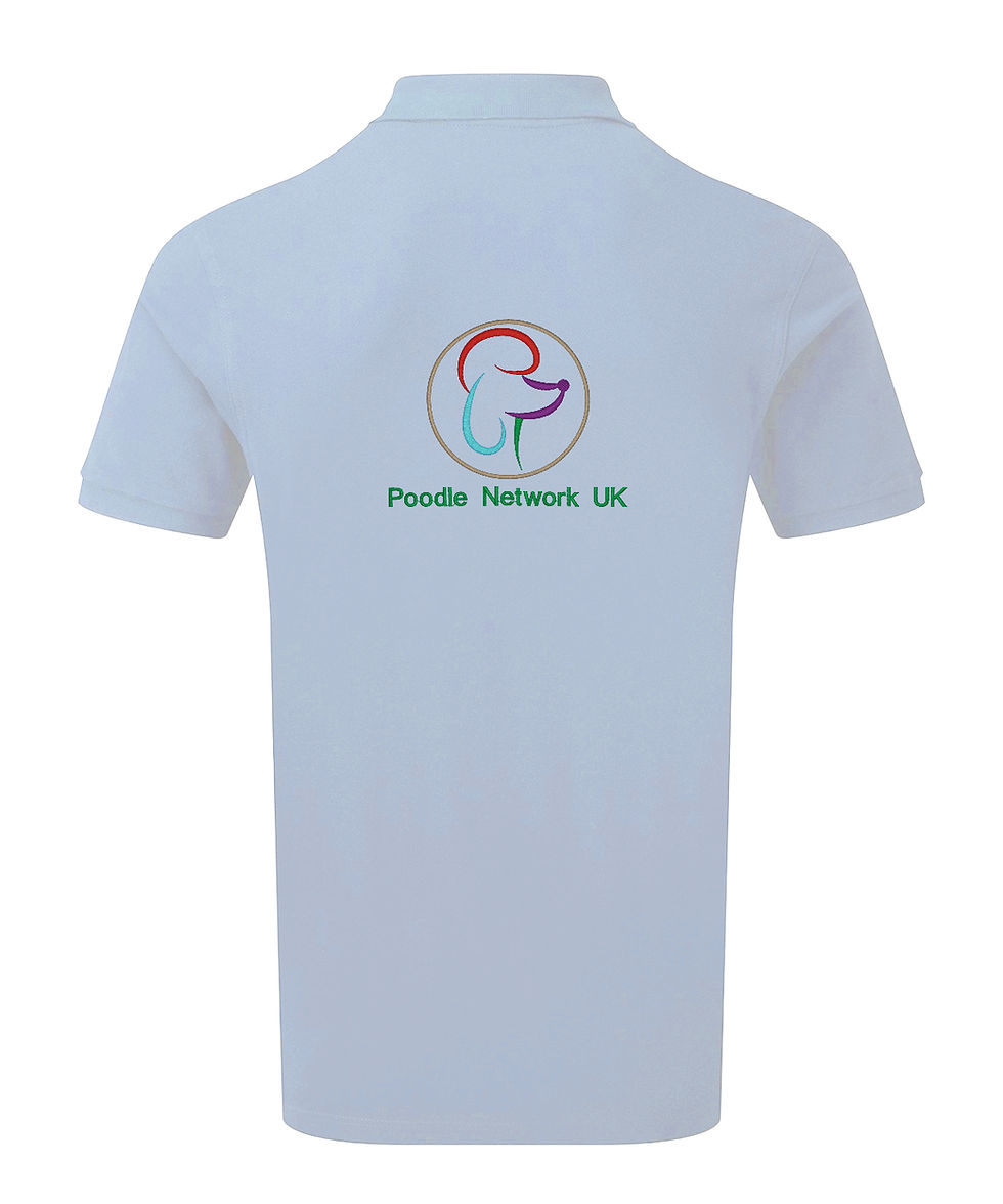 Thumbnail: Poodle Network Polo Shirt with Coloured Logo