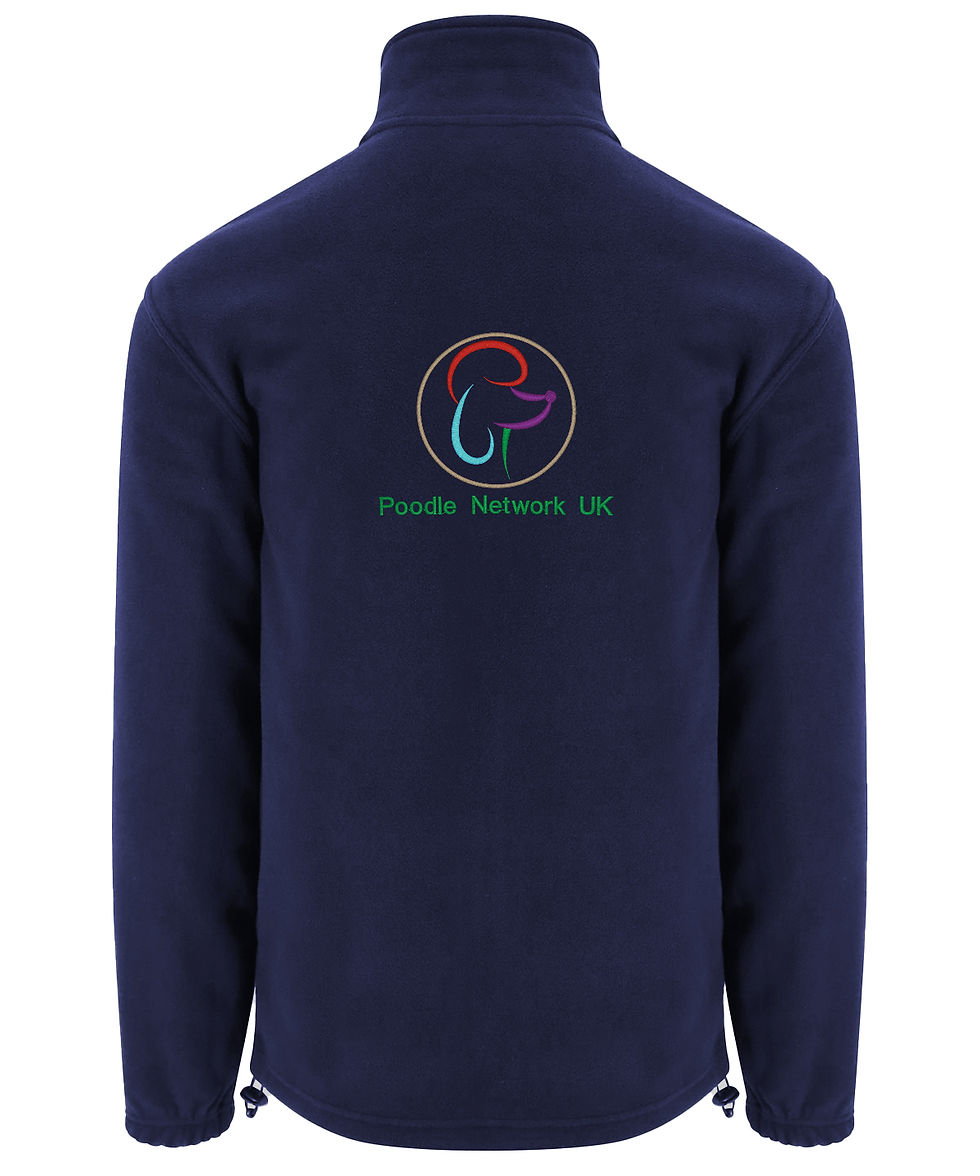 Thumbnail: Poodle Network Fleece with Coloured Logo