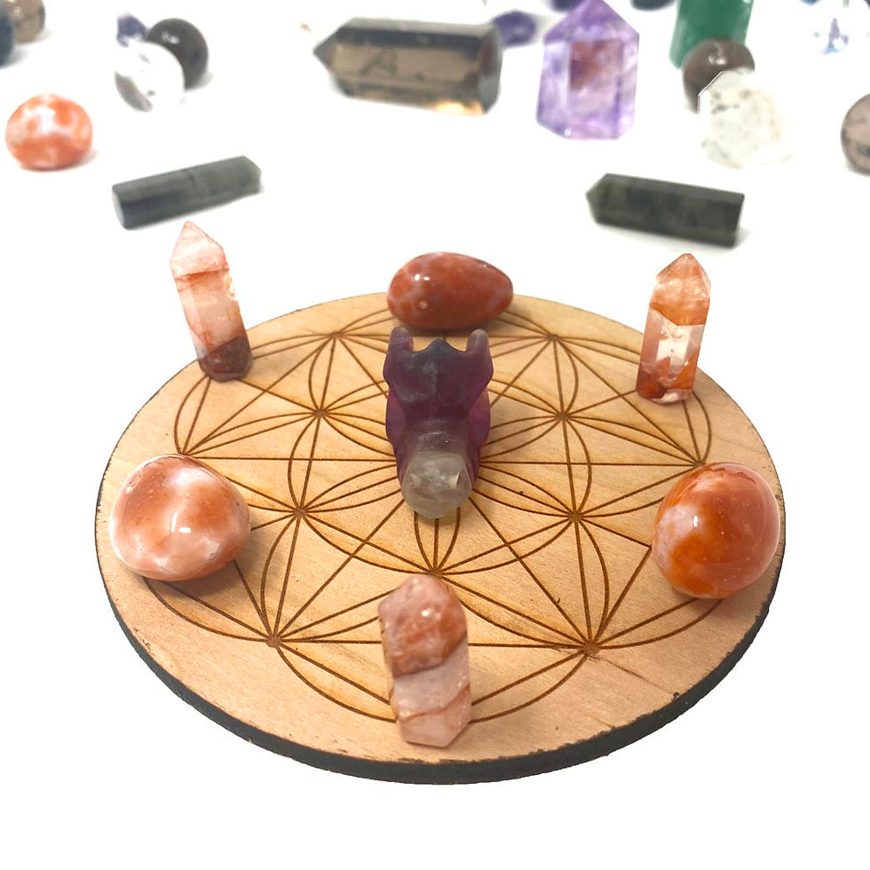 Thumbnail: Cherry Heart Healing Travel Grid Board