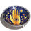Thumbnail: Hamsa Midnight Blue Enamelled Offering Plate