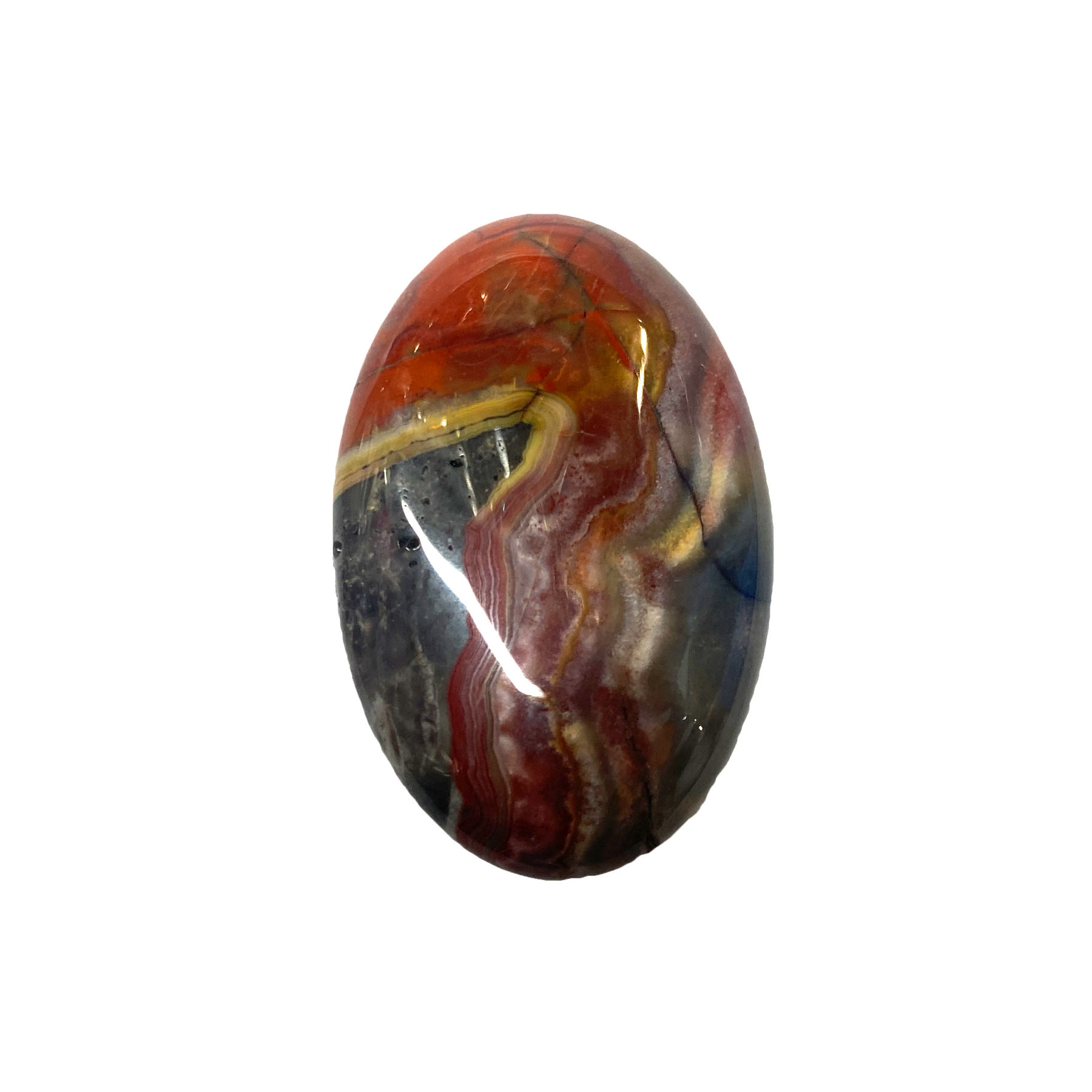 Mexican Lace Agate Palmstone