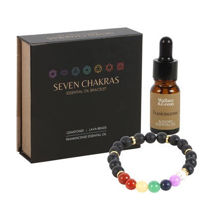 Chakra Bracelet and Oil Gift Set