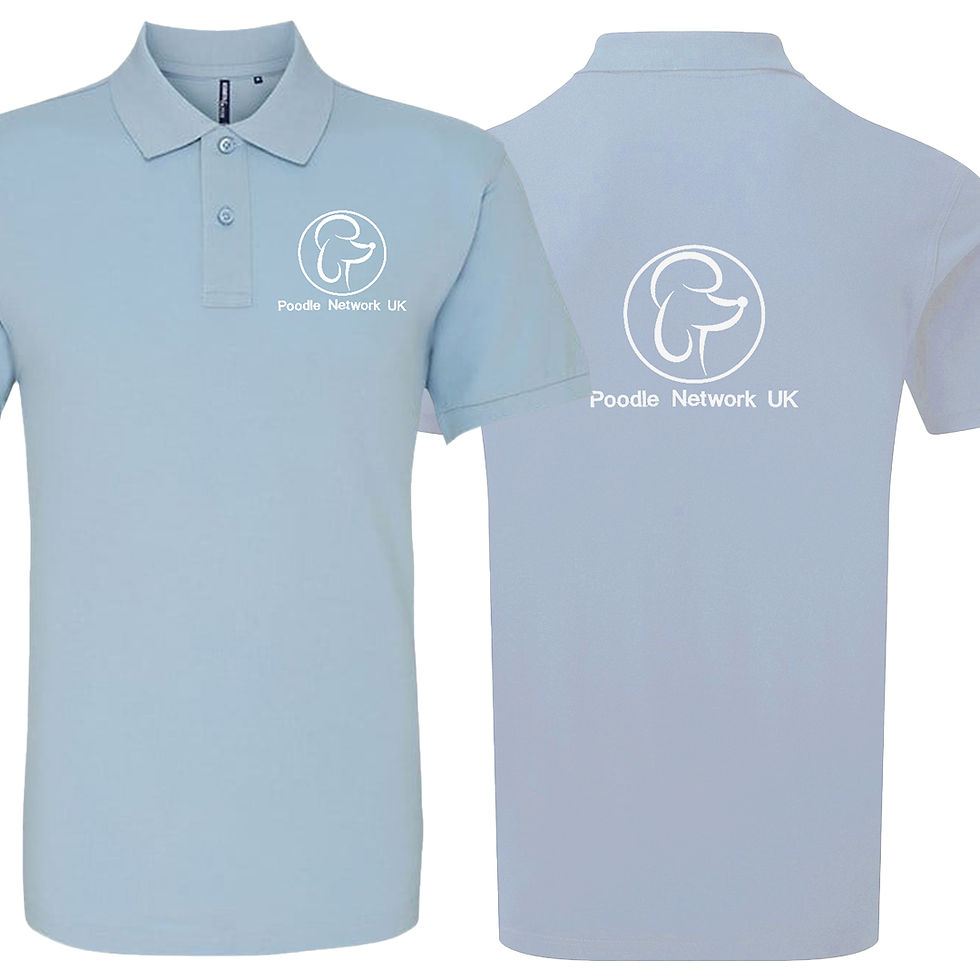 Thumbnail: Poodle Network Polo Shirt with White Logo