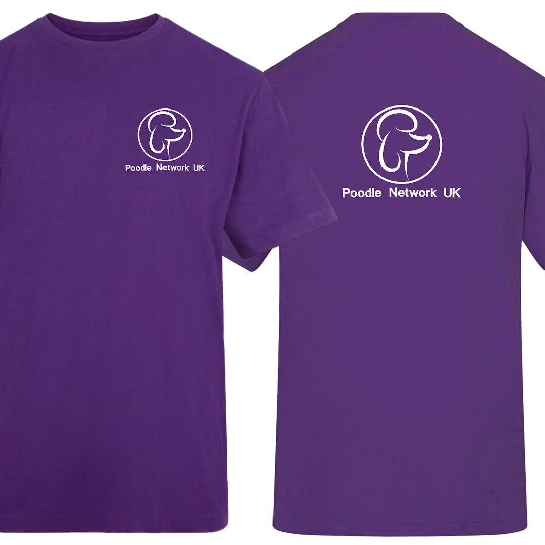 Poodle Network T-Shirt with White Logo