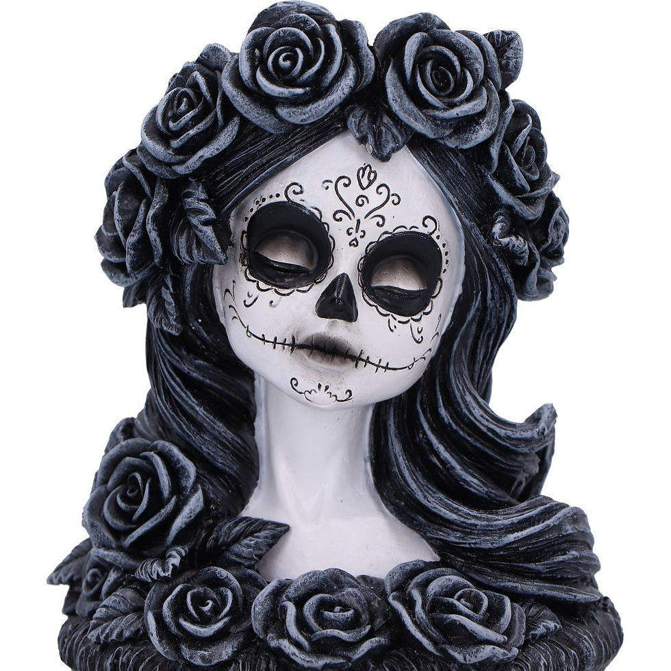 Thumbnail: Flor de Muerte Tea Light Holder