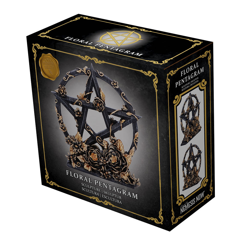 Thumbnail: Floral Pentagram Box