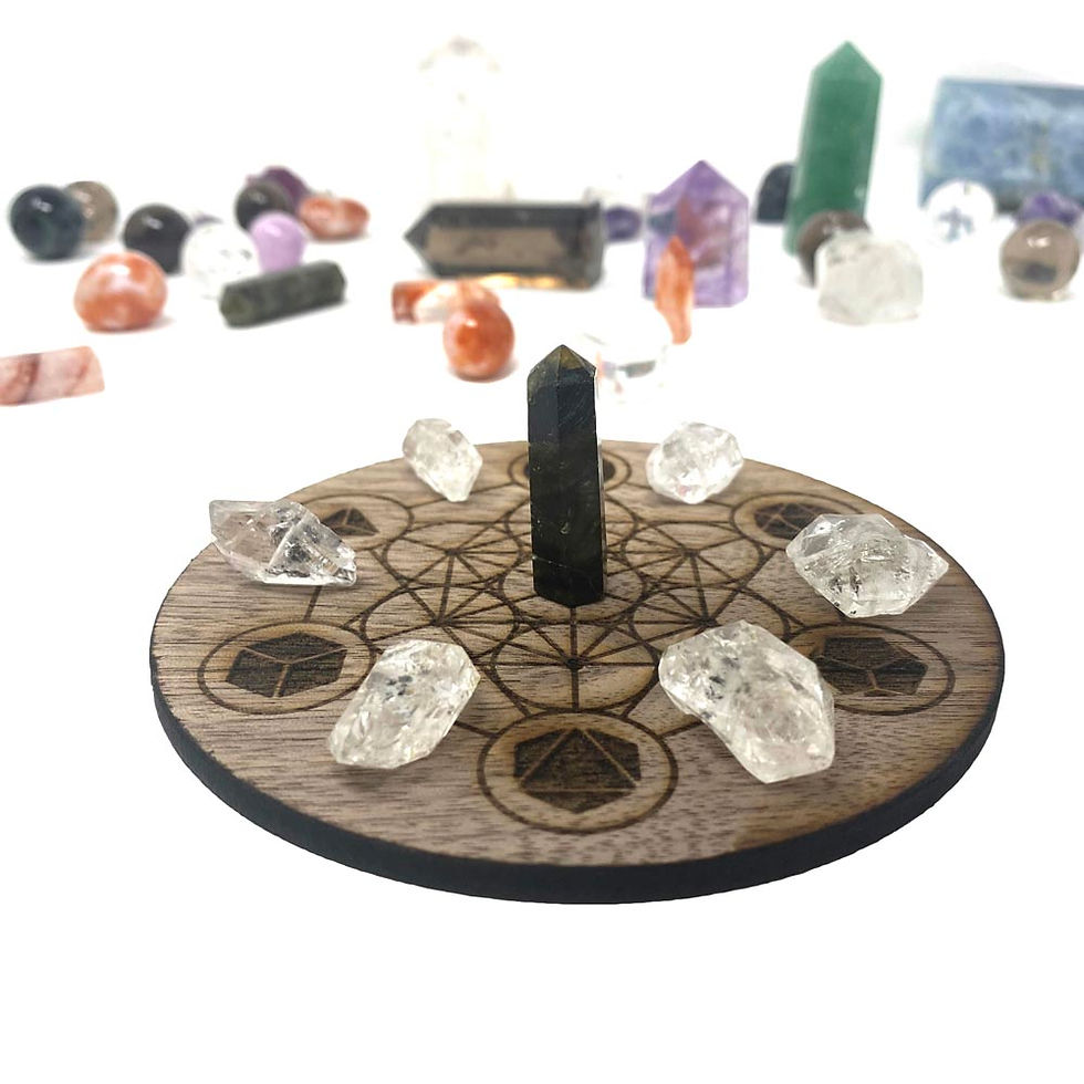 Thumbnail: Coffee Platonic Metatron Travel Grid Board