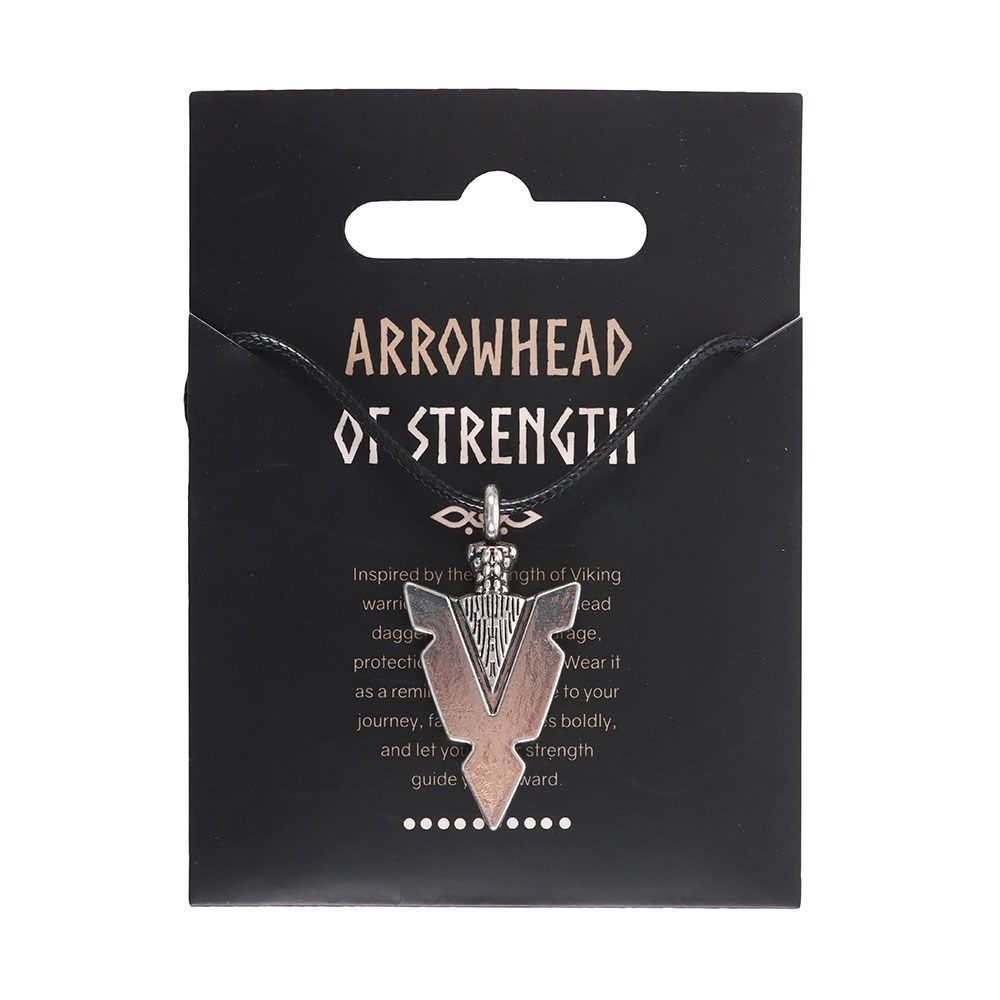 Arrowhead of Strength Viking Necklace