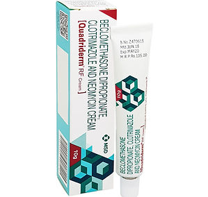 QUADRIDERM RF (BECLOMETHASONE/CLOTRIMAZOLE/NEOMYCIN)
