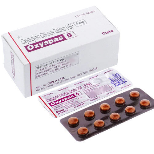 OXYSPAS (OXYBUTYNIN) is a prescription medication used to treat overactive bladder and relieve symptoms-Pharmacy⁹