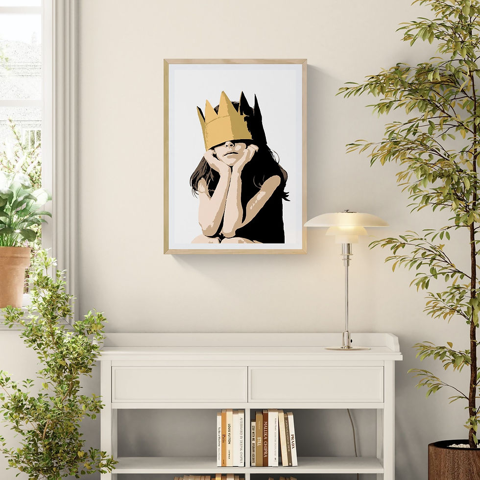 Miniatyrbilde: CROWN OF EXPECTATIONS - GOLD -  A4