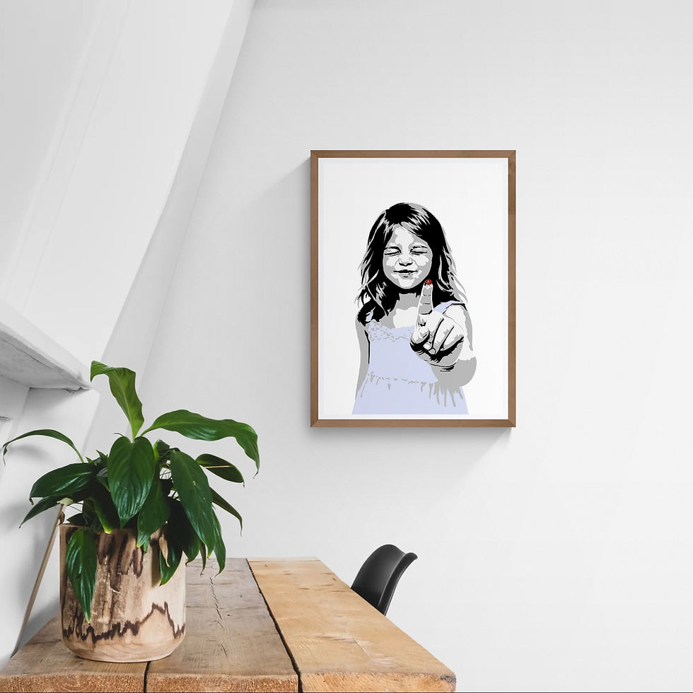 Miniatyrbilde: CHILDHOOD WISH - BLÅ - A3