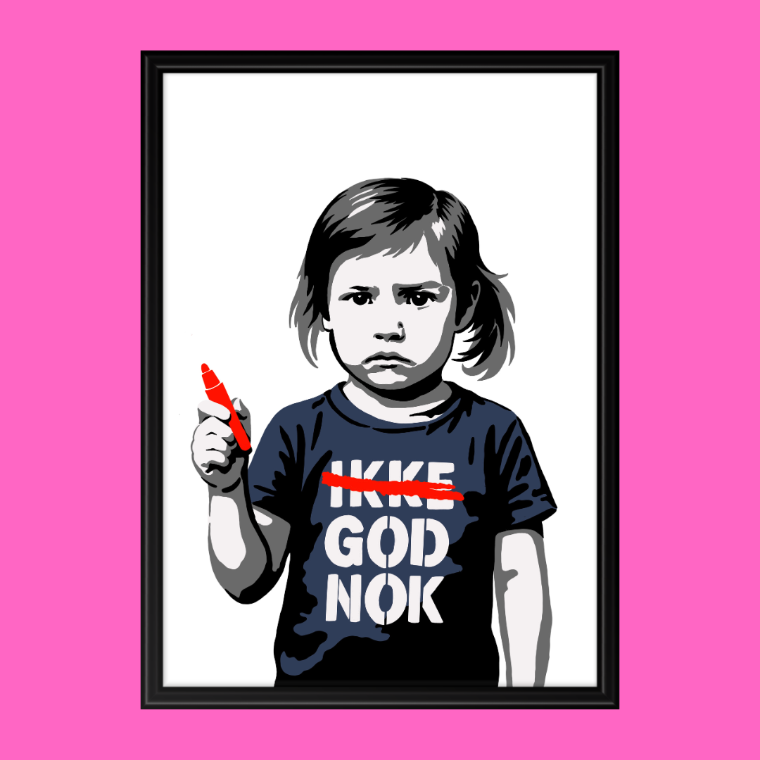 GOD NOK - BLÅ - A4