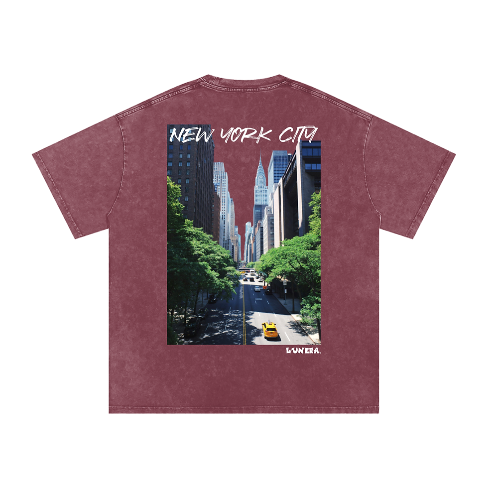Thumbnail: [NYC] World Tour by LUNERA. Oversized Cotton Tee [Limited Edition]