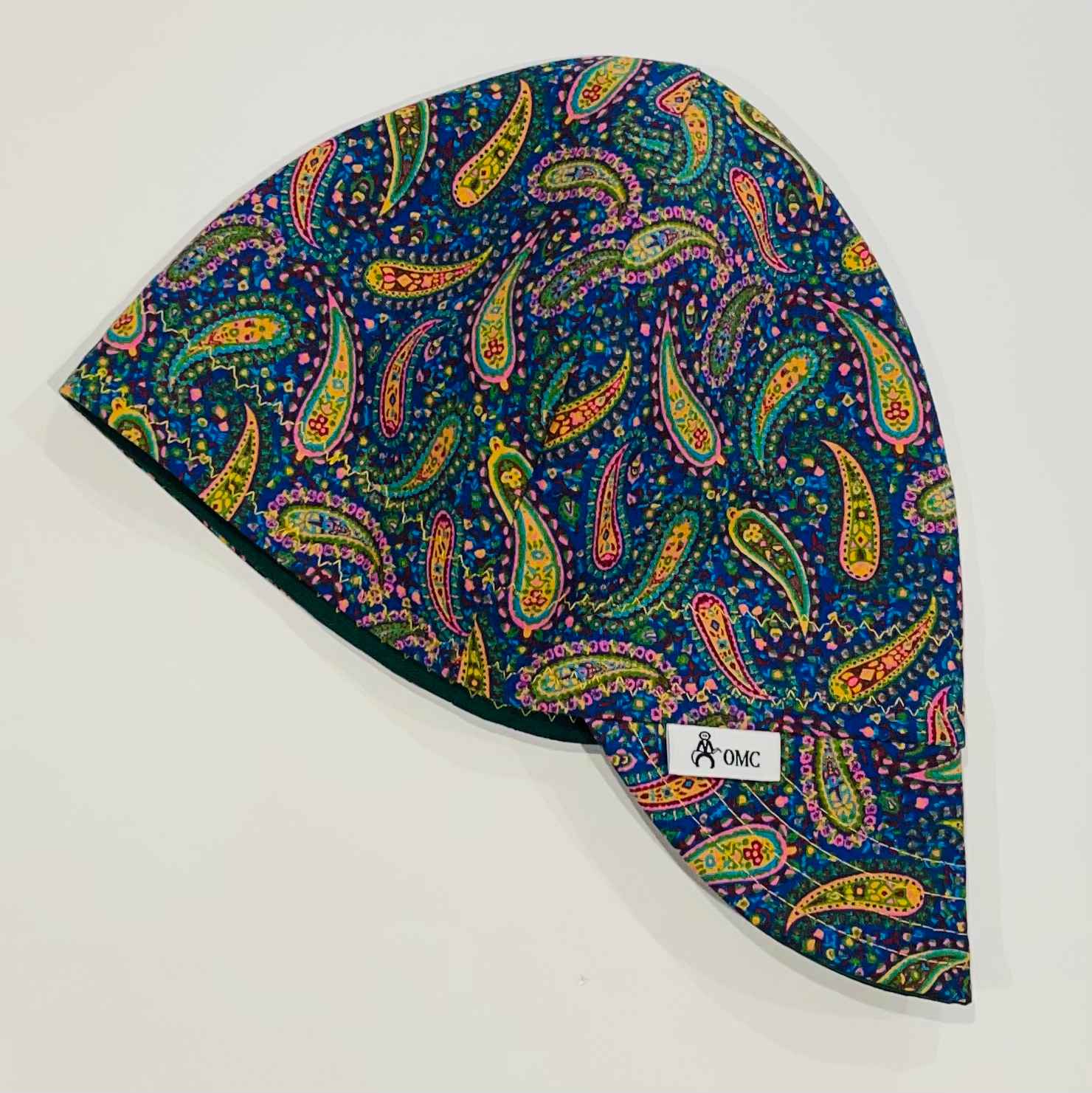 Ready to ship-navy with gold paisley