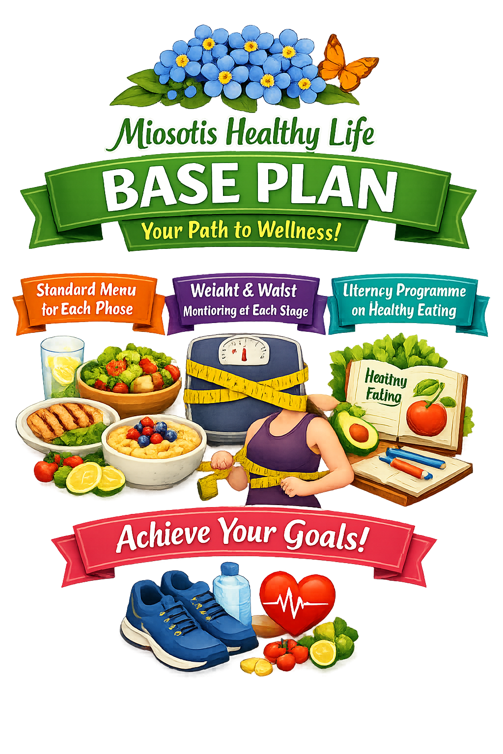 Miosotis Healthy Life Programme - Printed edition with Base Plan