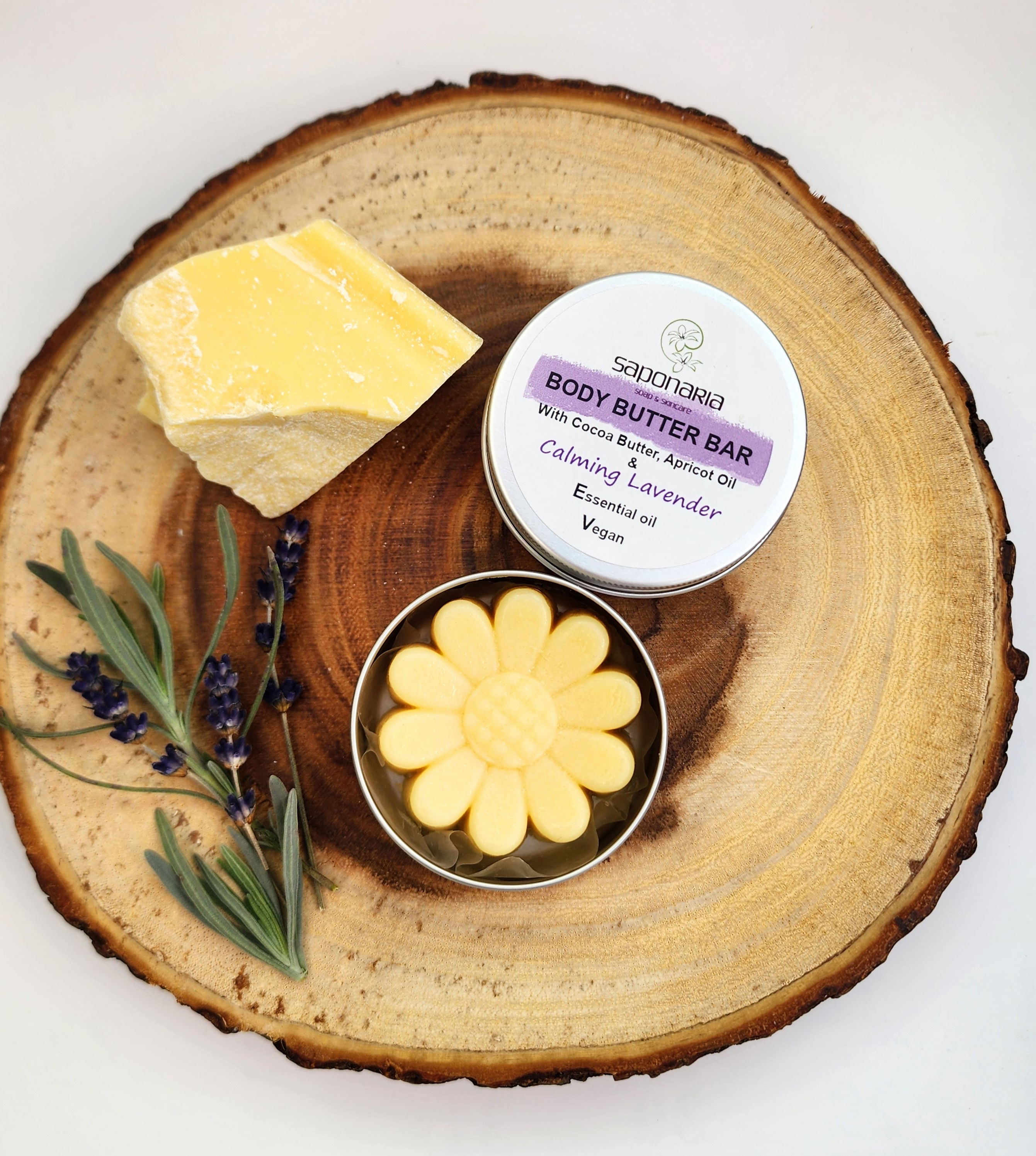 Lavender Cocoa – Solid Body Butter Bar 30g