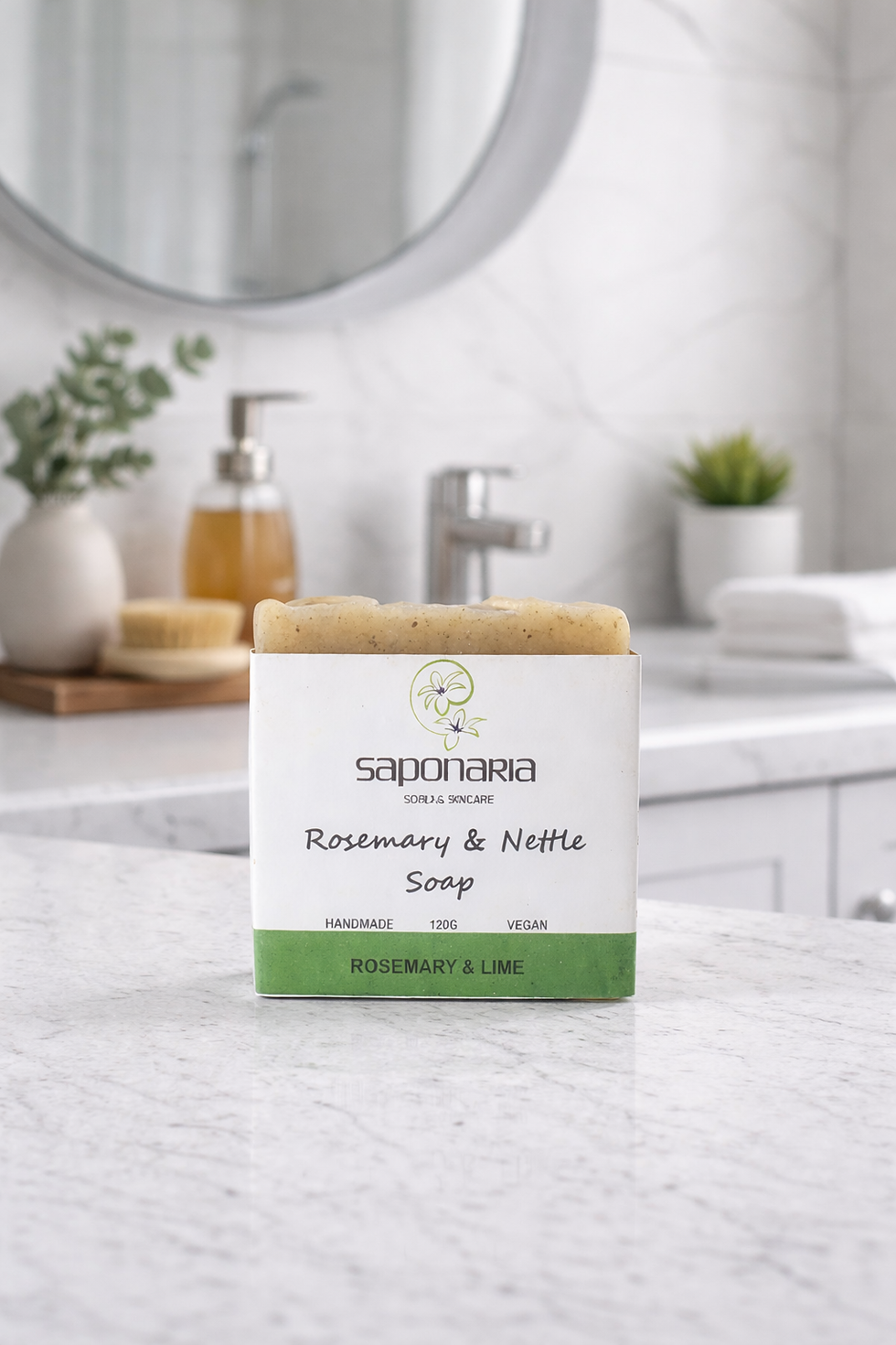Thumbnail: Rosemary & Nettle Botanical Soap Bar 120g