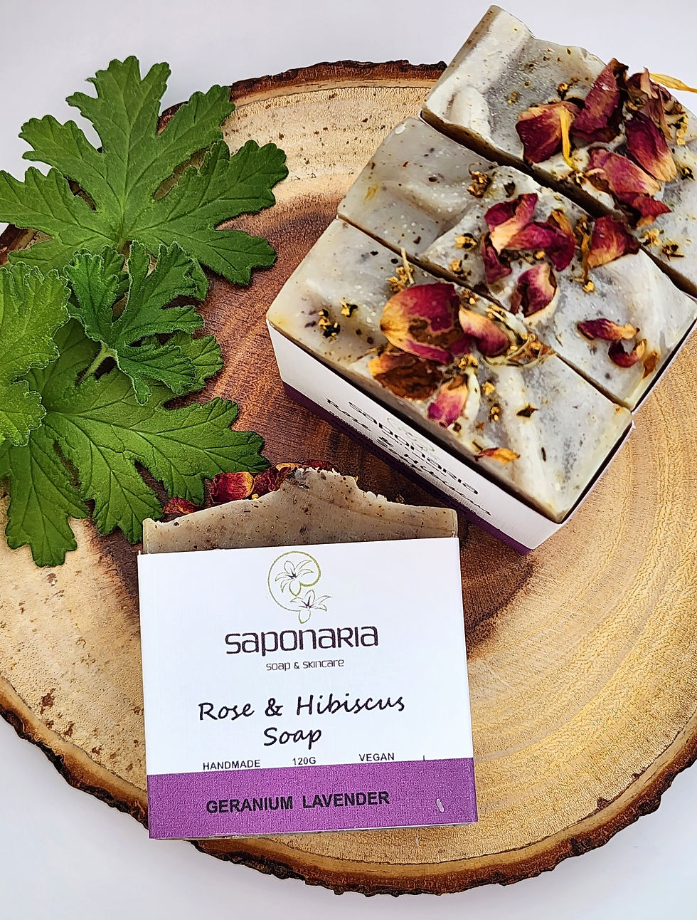 Thumbnail: Rose & Hibiscus Botanical Soap Bar 120g